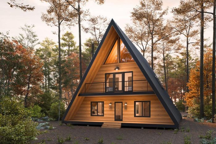 A- frame home design plans