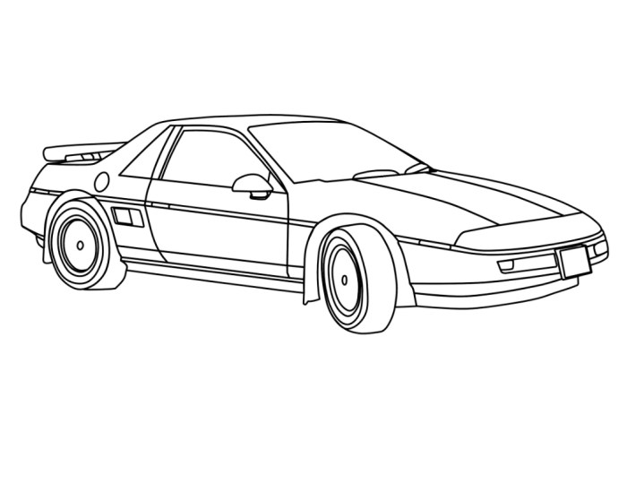 Cars coloring book pages