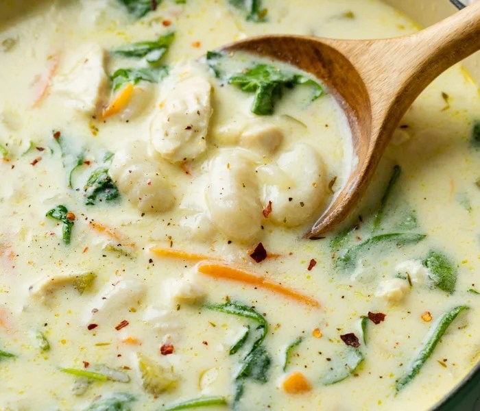 Olive garden chicken and gnocchi soup copycat recipe