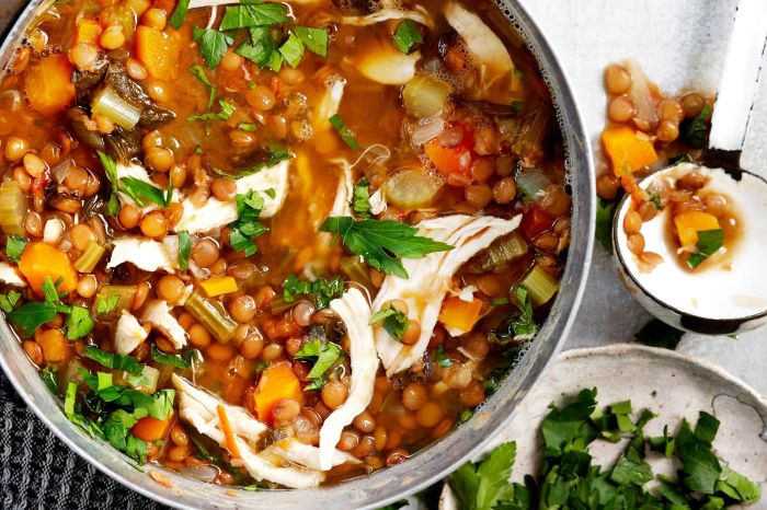 Lentil soup recipe chicken