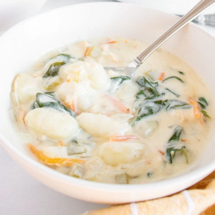 Olive garden chicken and gnocchi soup copycat recipe